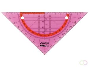 Aristo geodriehoek  GEOflex 14cm flexibel Neon roze