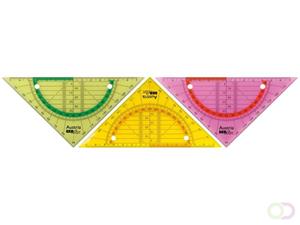 Aristo geodriehoek  GEOflex 14cm flexibel neon kleuren