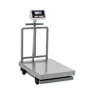 steinbergsystems Plattformwaage Industriewaage Bodenwaage rollbar 1000 kg / 0,2 kg kg / lb