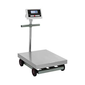 steinbergsystems Plattformwaage Industriewaage Bodenwaage rollbar 600 kg / 0,1 kg kg / lb