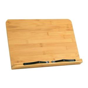 QUVIO Kookboekstandaard / Boekenstandaard / Tabletstandaard - Bamboe