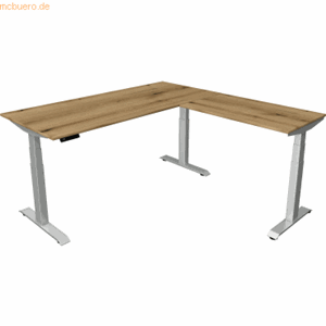 Kerkmann Zit/sta bureau Move 4 new, elektrisch, B180xD80cm+add on 100x60cm