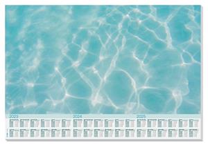 Sigel Cool Pool HO306 Bureau onderlegger 3-jaarskalender Wit, Bont (b x h) 59.5 cm x 41 cm