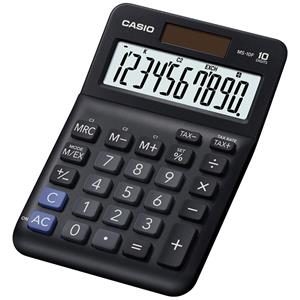 Casio Bureaurekenmachine MS-10F 10-cijferig display Zwart