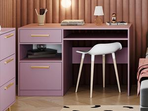 Mobistoxx Bureau LILAS 1 deur 1 lade pruim roze