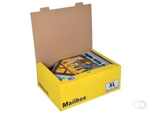 Colompac Mailbox Extra Large, kan tot 5 formaten aannemen, geel