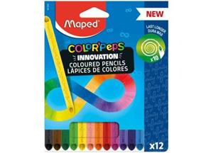 Maped Dreikant-Buntstift COLOR, PEPS INFINITY, 12er Etui