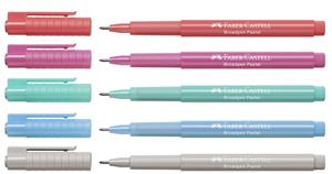 FABER-CASTELL Fineliner BROADPEN Pastell, purpurrosa