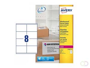 Avery Etiket  99,1X67,7Mmt 25 Vel 8 Etiketten Per Vel Wit