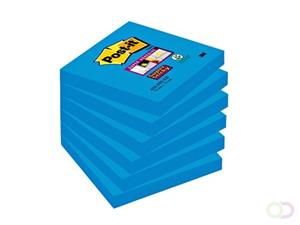 Post-It Memoblok 3m  654 super sticky 76x76mm blauw