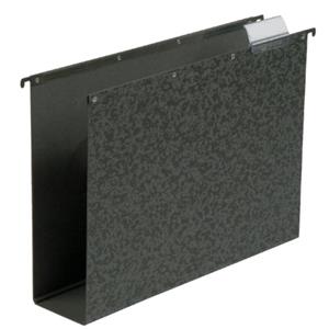 Elba Hangmap  vertic folio 80mm hardboard zwart