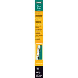 Fellowes Filestrip  21-gaats a4 transparant 100stuks