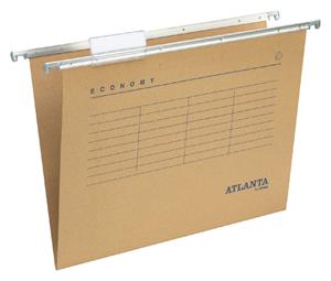 Atlanta Hangmap economy foolscap v-bodem bruin