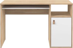Temahome Schreibtisch OXFORD, Ledergriff