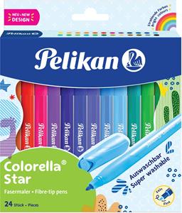 Pelikan Colorella Star viltstift, etui van 24 stuks