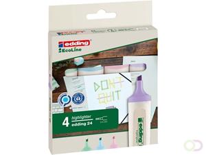 Edding Ecoline Markeerstift edding 24 Ecoline pastelkleuren ass