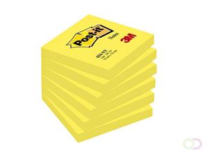 Post-it Memoblok 3M  654 76x76mm neon Geel