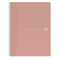 Oxford Office Spiralbuch My Rec, Up, A4, liniert, rosa