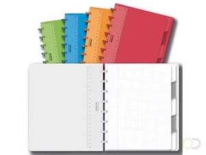 ADOC Schrift  Colorlines A5 ruit 5x5mm 144blz 90gr PP assorti | 10 stuks | 10 stuks