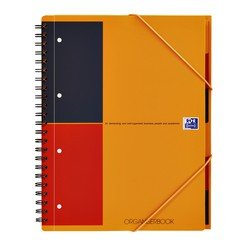 Schrijfblok organiserbook int + perf a4+ 160 pagina's 80g - Oxford