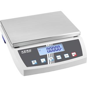 Kern FKB 16K0.1 Tischwaage Wägebereich (max.) 16kg Ablesbarkeit 100 mg Silber, Weiß, Schwarz