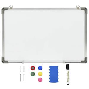 VIDAXL Magnetisches Whiteboard Weiß 60 X 40 Cm Stahl