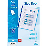 Exacompta Showtas geperforeerde Stop Doc hoekopening glad PP 6/100 A4 Pak 100