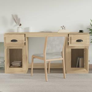 Vidaxl Schreibtisch Mit Stauraum Sonoma-eiche Holzwerkstoff