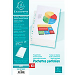EXACOMPTA Prospekthülle, DIN A4, PP, genarbt, transparent