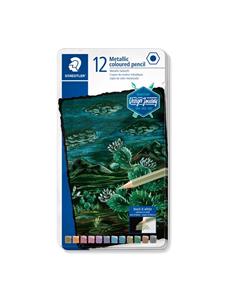STAEDTLER Metallic-Buntstift Design Journey, 12er Metalletui