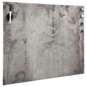 vidaxl Magneetbord wandmontage 40x40 cm glas
