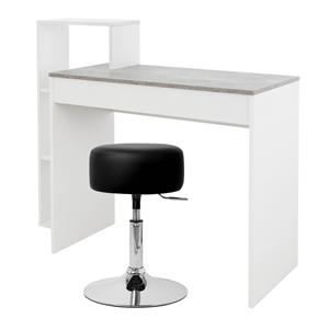 ML-Design Bureau met legplank 110x72x40 cm Wit Hout ML Design