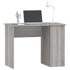 vidaxl Bureau 100x55x75 cm bewerkt hout grijs sonoma eikenkleurig