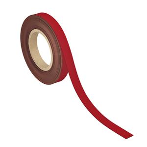 MAUL magnetisch etiketband beschrijf- en wisbaar, 10mtx20mm, rood