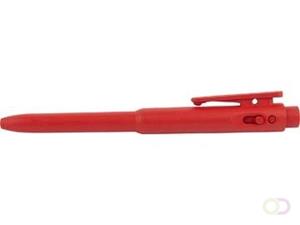 BST detecteerbare balpen J800 voedingsindustrie rood doos van 25 stuks