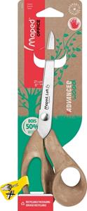 Maped Office Maped schaar Advanced Wood 21 cm, asymmetrische ogen, voor linkshandigen