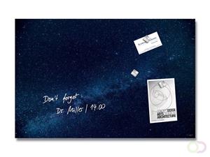 Sigel Artverum Galaxy GL283 Glazen magneetbord (b x h) 60 cm x 40 cm Blauw