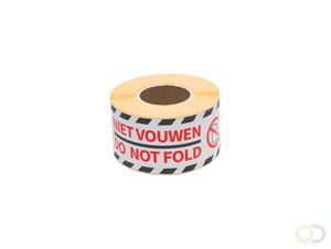 Rillprint etiketten Niet vouwen, ft 46 x 125 mm, rol van 250 stuks