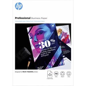 HP Professional 7MV84A Fotopapier DIN A3 180 g/m² 1 stuk(s) Glanzend