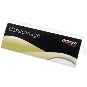 Deflecto 778901 Tisch-Namensschild Classic Image (L x B x H) 30 x 150 x 55mm