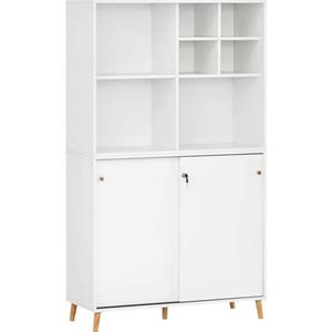 Schildmeyer Büro-Set "Serie 500", bestehend aus 1 Regal, 1 Schrank, 1 Regalkreuz