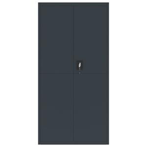 Vidaxl - Aktenschrank Anthrazit 90x40x180 cm Stahl Anthrazit