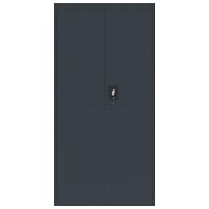 Vidaxl - Aktenschrank Anthrazit 90x40x180 cm Stahl Anthrazit