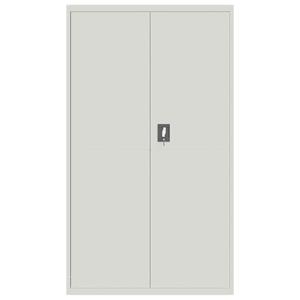 vidaXL Aktenschrank Aktenschrank Büroschrank Home Office Ablage Büro Hellgrau 105x40x180 c