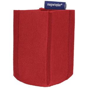 magnetoTray SMALL 1227606 Penhouder magnetisch (b x h x d) 60 x 100 x 60 mm Rood