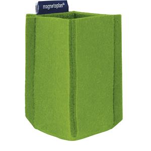 Magnetoplan magnetoTray SMALL 1227605 Penhouder magnetisch (b x h x d) 60 x 100 x 60 mm Groen