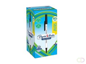 Paper Mate balpen Kilometrico, medium, doos van 50 stuks, zwart