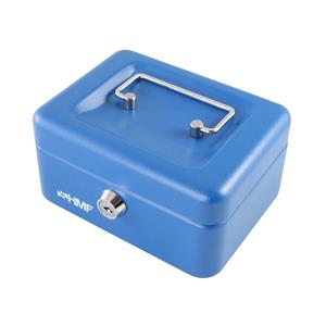 Merkloos Geldkassette Blauw 15x12x8cm