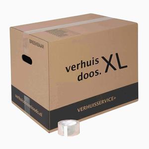Verhuisdozenloods Verhuisdozen XL – Dubbelwandig – Incl. Tape