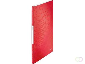 Leitz WOW showalbum A4, 20 hoezen, rood